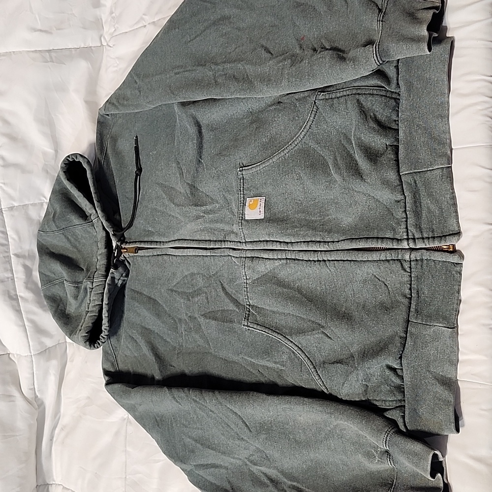 Carhartt Sweater Full Zip Without Size Color Gray